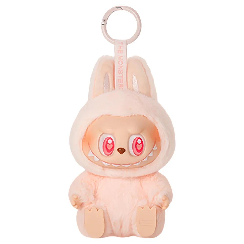 For Labubu The Monsters Doll Blind Box Heart-Moving Macaron Mokoko Anime Figures Guess Bag Hanging Pendant Xmas Birthday Gift