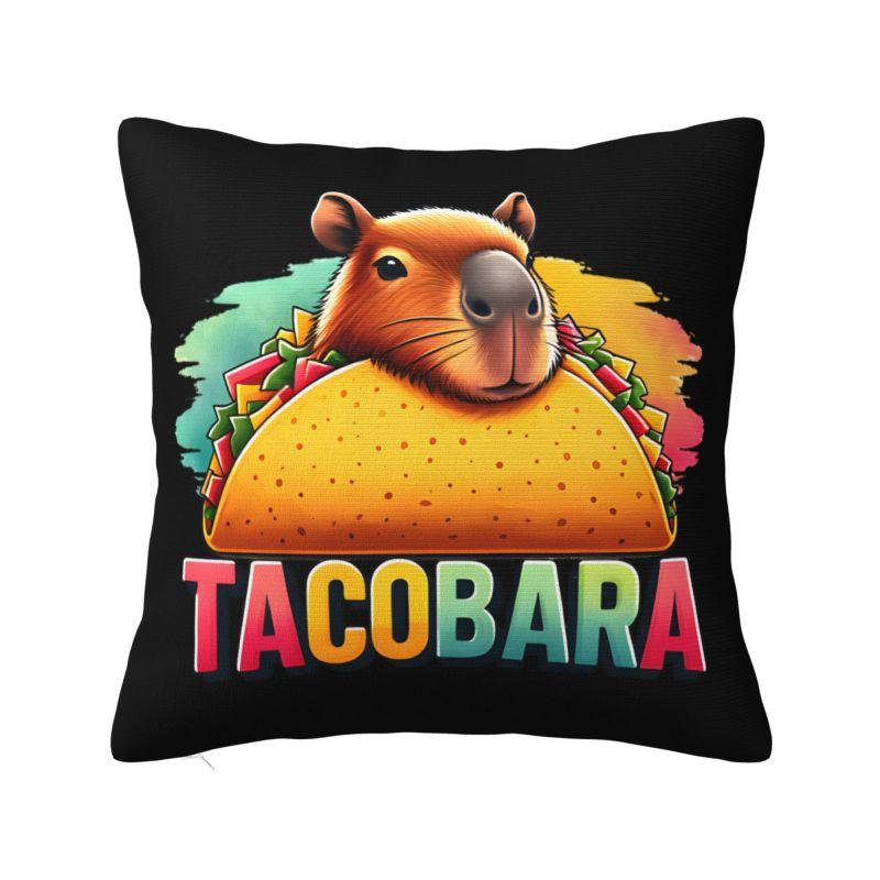 Cute Animal Capybara Cushion Cover x cm Polyester Soft Throw Pillow Case For Sofa Chair Decoration Bedding Pillowslip