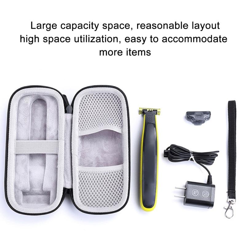 Portable Shaver Carrying Pouches With Protective Interior Travel Ready Shaver Keep Bag Sturdy Storage Container