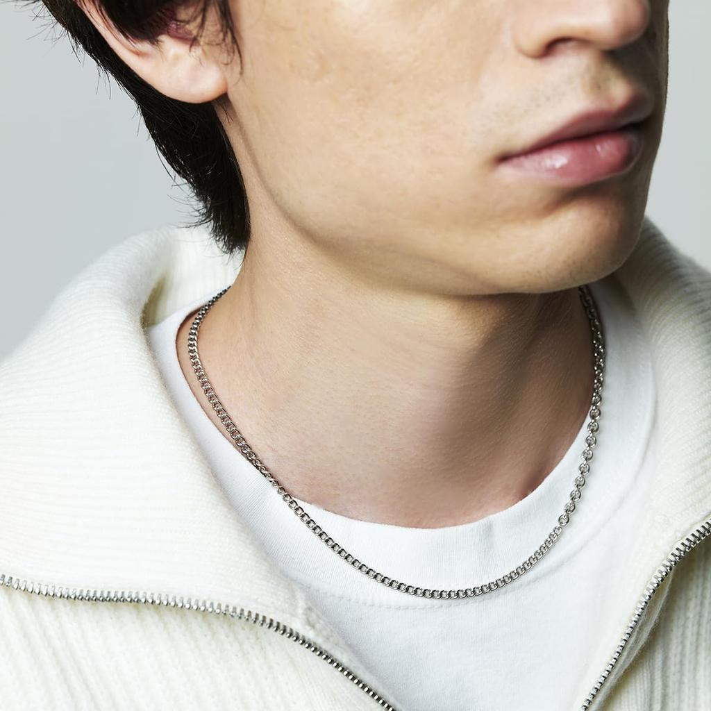 Плюс Серебряное Ожерелье 112144320910 4.C.Homme