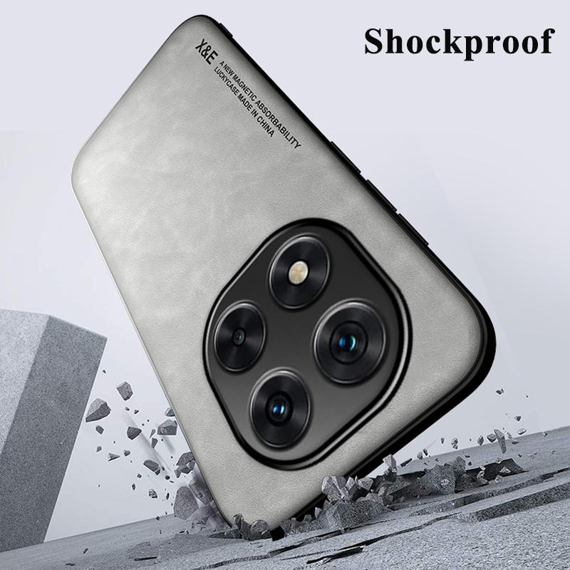 KEYSION Роскошный ретро чехол из ПУ кожи для Redmi Note 14 4G 14 Pro 5G Силикон+ПК Ударопрочный чехол для телефона для Redmi Note 14 Pro+ 5G