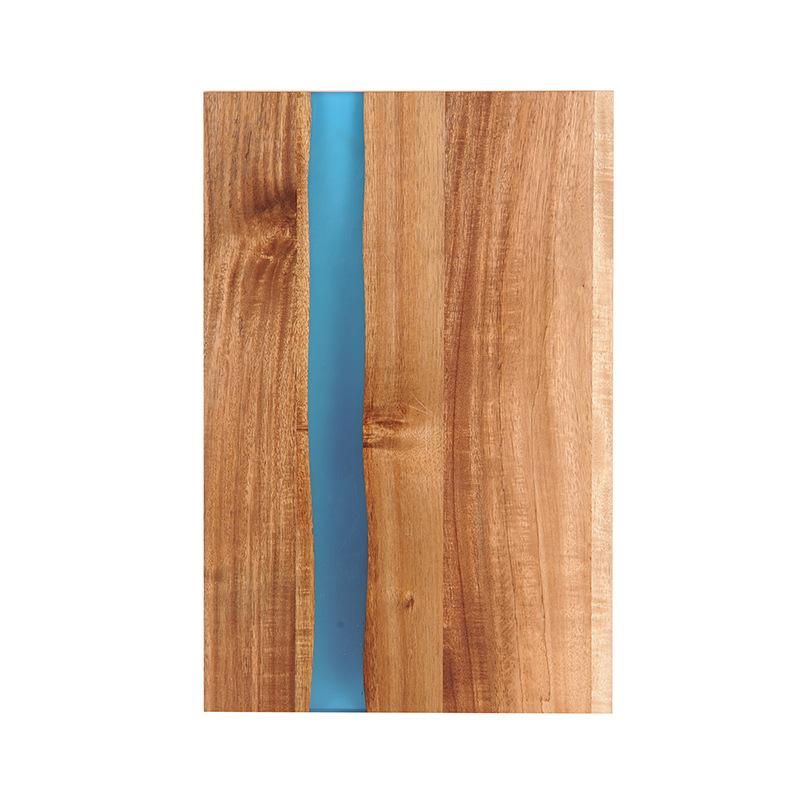 Двусторонняя разделочная доска из смолы для кемпинга, разделочная доска из цельного дерева, кухонные принадлежности, антипылевое покрытие, кухонные инструменты