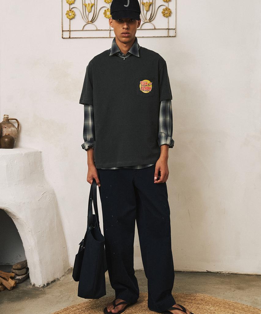 SHIRTER Tjs Vtg Logo T-Shirt (Grey)