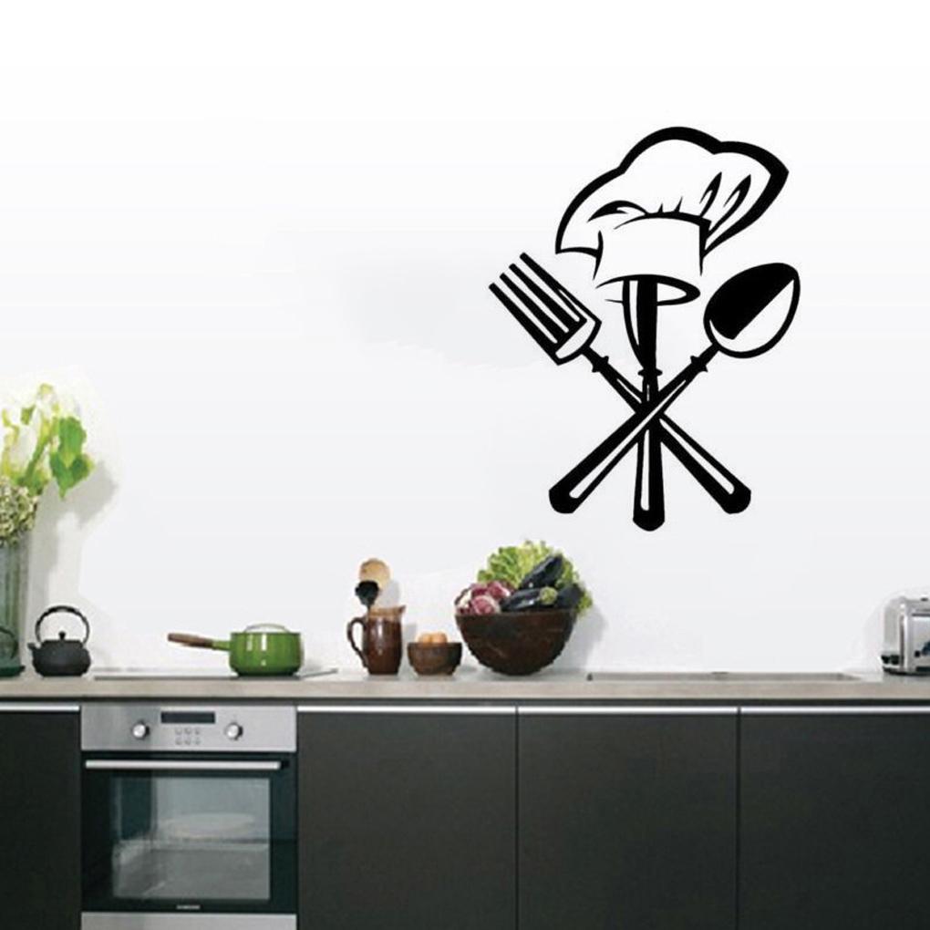 Наклейки на стену кухни Водонепроницаемые виниловые наклейки на стены Художественные декоративные наклейки Самоклеящиеся обои Наклейка на стену