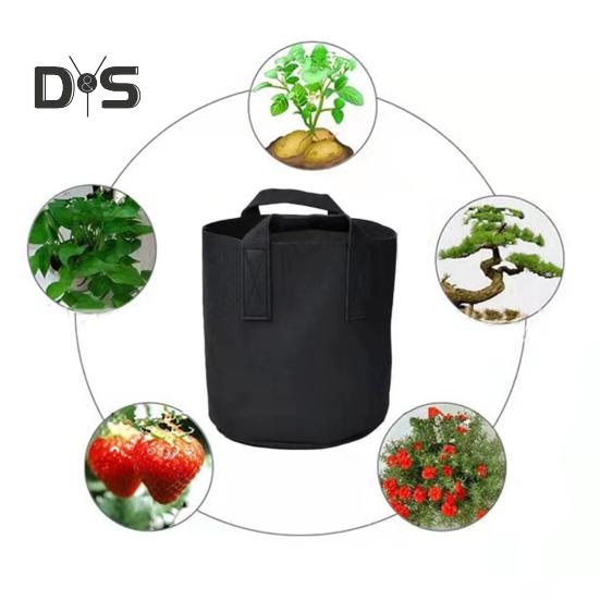 Тканевые мешки для выращивания растений Утолщенные войлочные мешки для выращивания растений с ручками Воздухопроницаемые мешки для посадки Горшки для выращивания цветов Помидоры Огурцы
