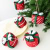 Christmas Mini Candy Box Ornaments Small Gift Box Tree Hanging Decoration for Xmas New Year Party Decor