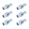 6PCS M6 Hollow Screw Kit High Hardness Steel Alloy Hollow Screw Nut Set for Motorcycle 212cc ATV Go Kart