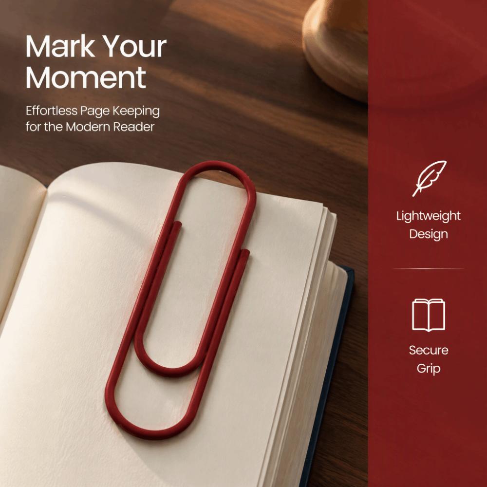Unique Oversized Paper Clip Creative Page Holder Stationery Binder Clips Paper Clip Bookmark Gift