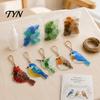 DIY Material Kit for Home Acrylic Animal Hanging Ornament Kit, Sea Glass Look Nature Inspired Window Hangings with Cord Windows Walls Craft