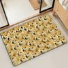 Doge забавный Эмотикон S-Сиба M-Мем Микрофибра Декоративный Универсальный Фланель Напольный Ванная Дверь Коврик Быстросохнущий Впитывающий Нескользящий Подошва