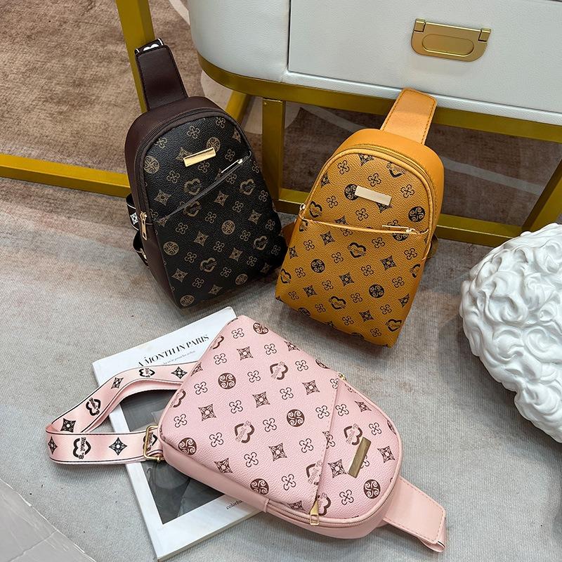 Нагрудная сумка Женская сумка Сумка с принтом Сумка через плечо