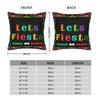 Let'S Fiesta Party Printed Pillow Cover Mexican Amigo Cinco De Mayo Sombrero Morden Pillow Case For Living Room Sofa Soft Gift