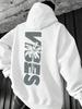 2026 New Unisex Vibes Palm Tree Graphic Hoodie Back Print Vintage Casual Streetwear Hooded Sweatshirt Pullover