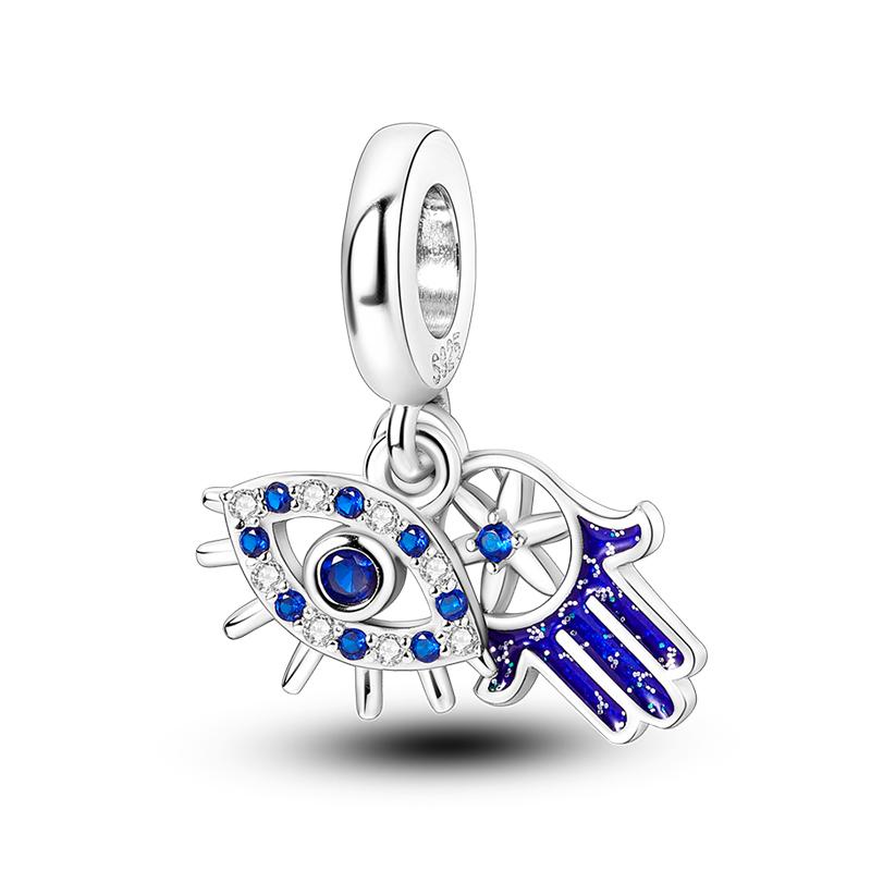 925 Серебряный Цвет Фараон Пирамида Паук Сглаза Бастет Подвески Бусины Подходит Diy 925 Оригинальные Браслеты Изысканные DIY Ювелирные Изделия Для Вечеринки