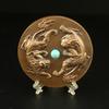 Exquisite Vintage Pure Copper Bronze Commemorative Medallion