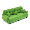 Dollhouse Simulation Flocking Sofa Model Dollhouse Mini Living Room Furniture Decoration Accessories Pretend Play Toys
