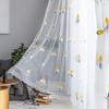 Modern Sheer White Curtains Lightweight Voile Fabric for Bay Window Balcony Translucent Net Scarf Partition Ready Made