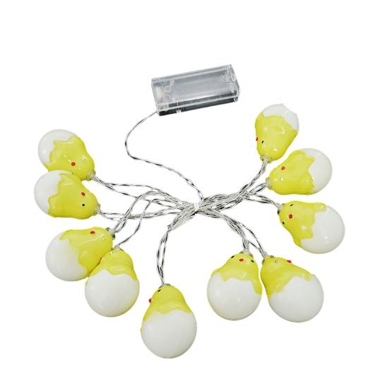 Лампа в виде пасхального яйца, креативная работа от батареи, функция «всегда включено», без мерцания, удлиненная гирлянда для морковного яйца, светодиодные пасхальные украшения, товары для вечеринок