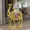 Camel Figurine Middle Eastern Decor Table Centerpiece Resin Sculpture for Desk And Patio