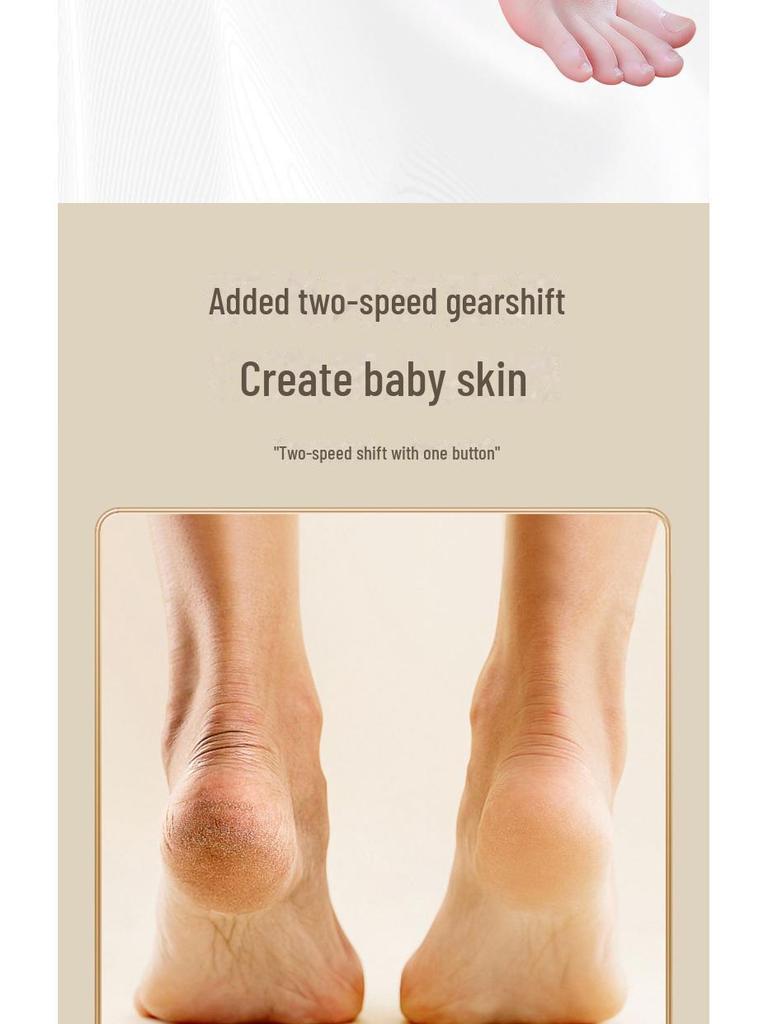 2024 Электрический станок для шлифовки ног: USB-перезаряжаемый педикюрный прибор для легкого пилинга и удаления мозолей