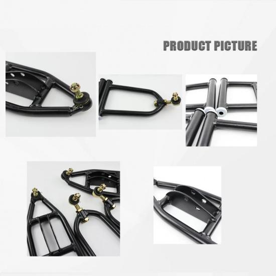 LING QI 340mm Front Suspension Swing Arm Rocker Ball Head For DIY 50cc 90cc 110cc 125cc ATV Buggy Go Kart Parts