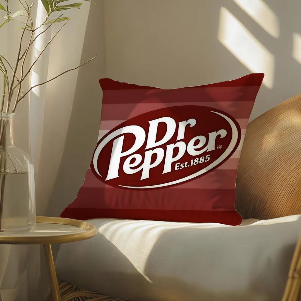 Бренд Dr p-Pepper Наволочка Двусторонняя Плюшевая Подушка для Дивана Чехлы Органическая Дышащая Невидимая Молния