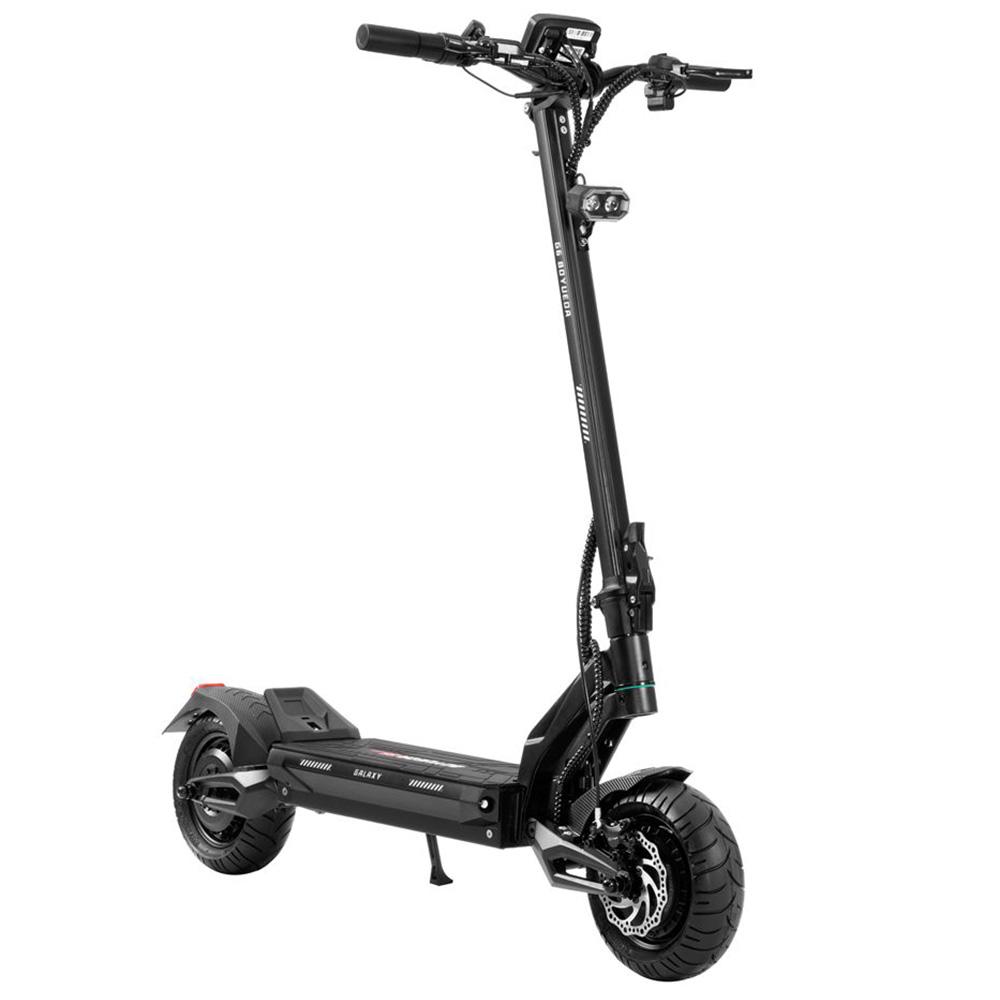 Boyueda G6 Electric Scooter 10" Tire 1600Wx2 Peak Motor Fully Suspended Adult Electric Scooter 52V 28Ah Hydraulic Brakes Foldable
