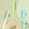 With Release Button Flea Comb Self Cleaning De-Shedding Cat Hair Comb  for Short and Long Hair Cats