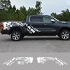 Наклейки на борт пикапа Для Dodge RAM 1500 Rebel Графика для грузовика Декор в стиле Splash Grunge Наклейка на багажник Виниловая накладка Автоаксессуары