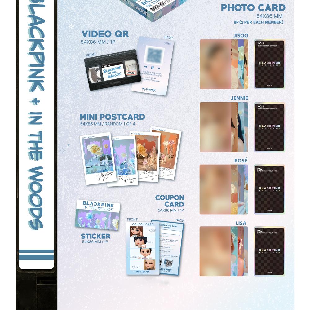 Blackpink ИГРА Коллекция фотокарточек №1~3 (Вкл.. ЮГ ПОБ)