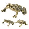 Reusable Realistic Appearance Frog Figurine Fashion Antique Copper Small