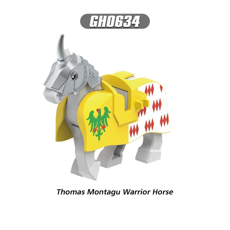 Средневековый Солдат Рыцарь Фигурка MOC Строительный Блок Зеленый Дракон Замок Пехота Орки Пират Римская Кавалерия Оружие Игрушки Подарки D122