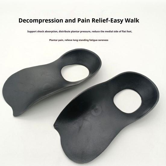 1 пара стелек с поддержкой свода стопы, амортизирующие, ортопедические, для плоскостопия, комфортные, стабилизирующие голеностоп, корректирующая поддержка, универсальная стелька
