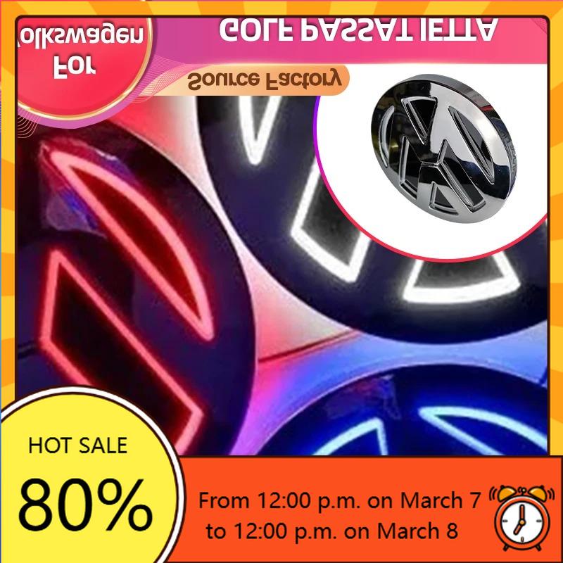 VW GTI GOLF 2026 Горячее для VOLKSWAGEN VW Подстаканники Колпаки на колеса 4D LED для логотипа Volkswagen световые передние и задние наклейки с логотипом suitab