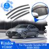 4 шт. для Hyundai Sonata DN8 N Line 2022 2023 дефлекторы от дождя и солнца, козырьки на лобовое стекло, тент, защита автомобиля