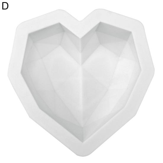 Декоративная форма для конфет Yousheng с антипригарным покрытием в форме романтического сердца, форма для десерта, инструменты для выпечки