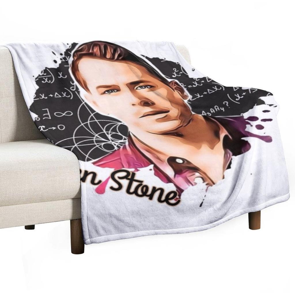 Ben Stone Cartoon Throw Blanket Multi-Purpose Plush blankets ands Plaid on the sofa Blankets