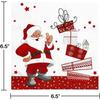 20/40/100pcs Santa Claus Christmas Party Napkins Xmas Table Napkins  for Christmas Gathering
