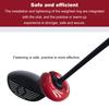 Golf Swing Weight Ring Trainer for Muscle Memory Practice Strength Control Portable Golf Club Accessory for Distance Flexibility Boost