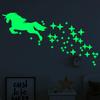 Glow In the Dark Unicorn Star Wall Sticker Luminous Ceiling Wall DIY Decal Kids Unicorn Birthday Party Gift Home Room Decoration