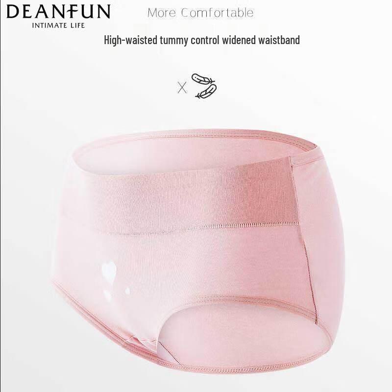Женские боксеры Deanfun 95% хлопок с высокой талией - Японский стиль, 4 шт.