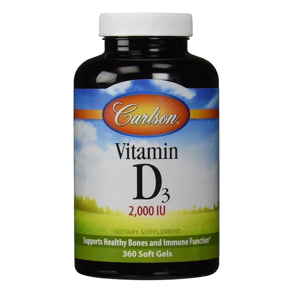 Vitamin D3, 2000 IU - 360 softgels