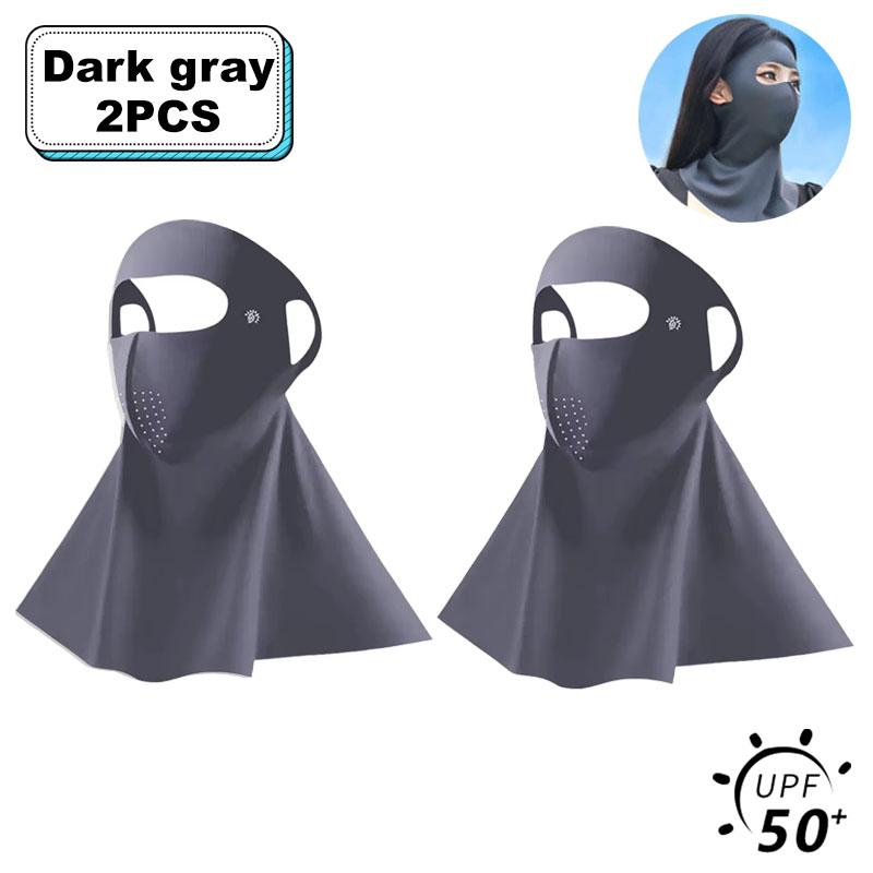 UPF50+ Солнцезащитная маска Модный 3D Ice Silk Anti-UV шарф для шеи Sunscree Пылезащитная солнцезащитная маска для лица на открытом воздухе