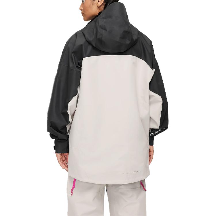 Nike ACG Storm-Fit Adv FW24 Gore-Tex ветрозащитная водонепроницаемая удобная куртка унисекс куртка светло-коричневый уголь саммит-белый FV8891-104