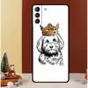 Мультяшный чехол Cavoodle Cavapoo для Samsung Galaxy S22 S23 S24 Ultra Note 20 10 Plus S8 S9 S10 S20 FE S21 FE