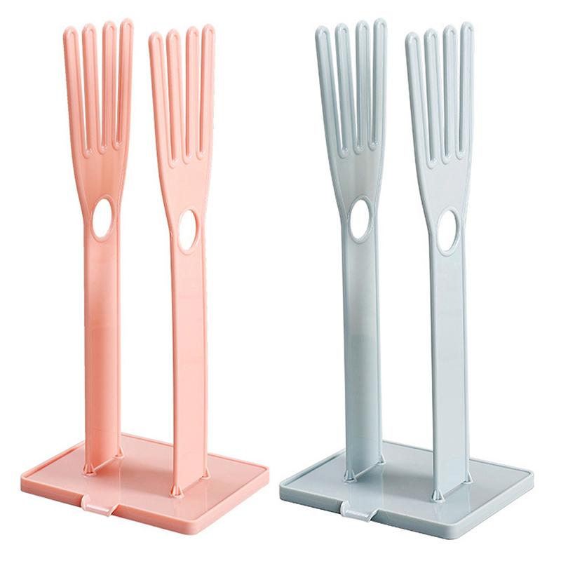 Абс Кухня Резиновые Перчатки Стеллажи Слив Полотенце Хранение Держатели Принадлежности