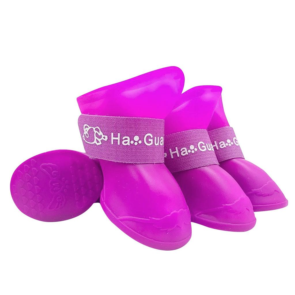 Dog Shoes Non-slip Foot Covers, Small Dog And Cat Pet Soft-soled Waterproof Rain Boots