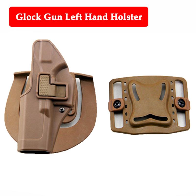 Тактическая кобура GLOCK для левой руки + кобура CQC Glock Quick Pull, полевая кобура для левой руки, на пояс