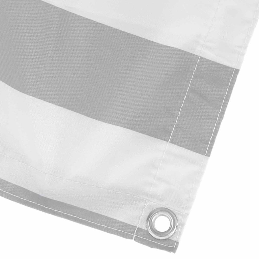 Balcony Privacy Screen Light Grey and White 120 x 300 cm