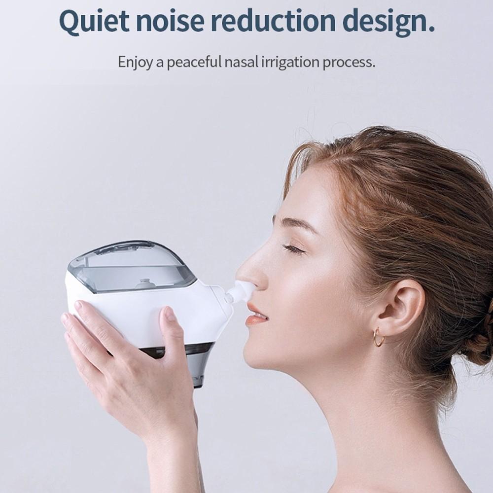 Electric Nasal Care Nose Cleaner Portable Rhinitis Sinus Nasal Irrigation Bottle Adjustable Pressure Rinse Nasal Irrigador